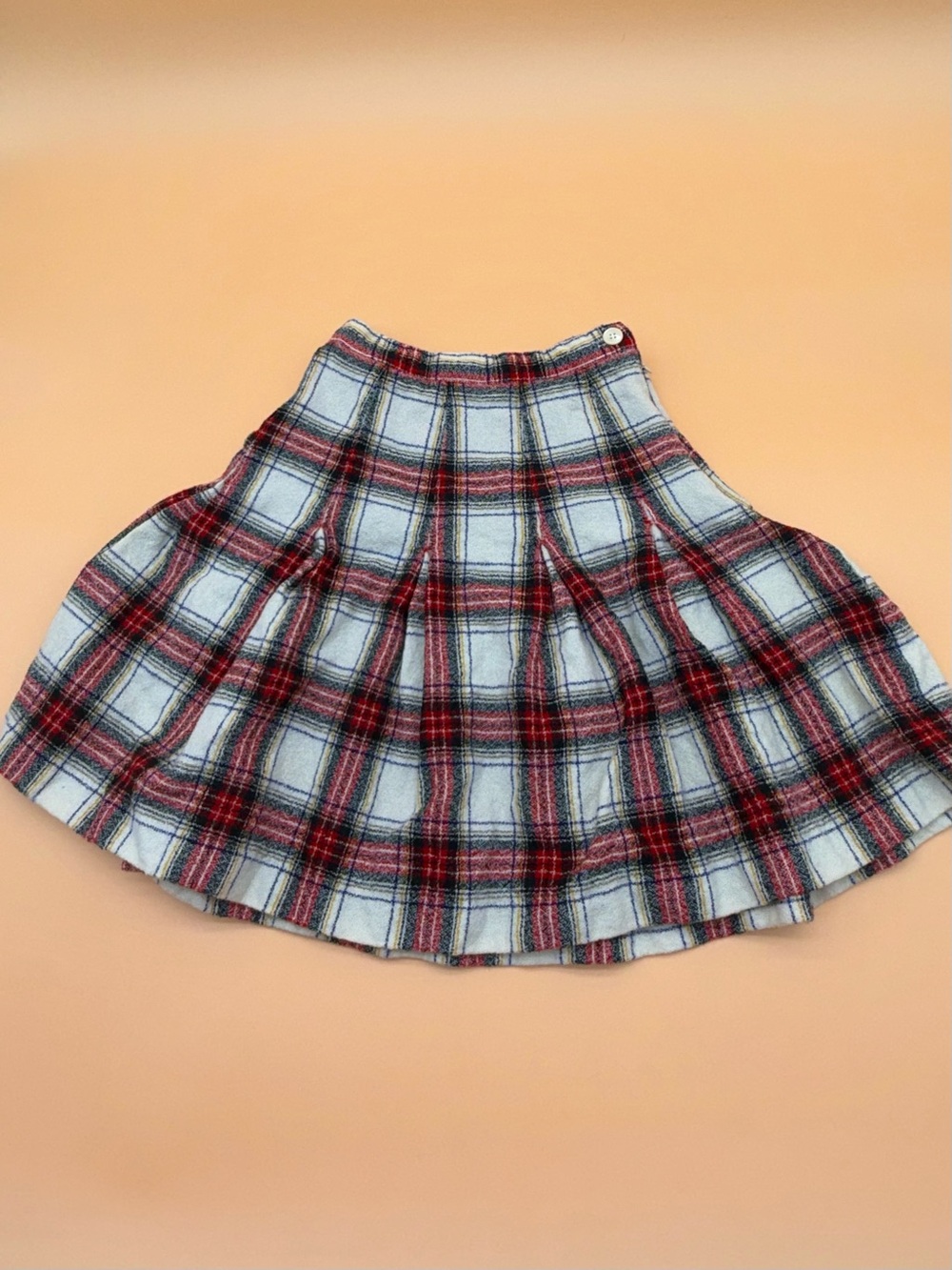 Vintage Talbots Petites Wool Plaid Pleated Collegiate Tartan 90’s Skirt